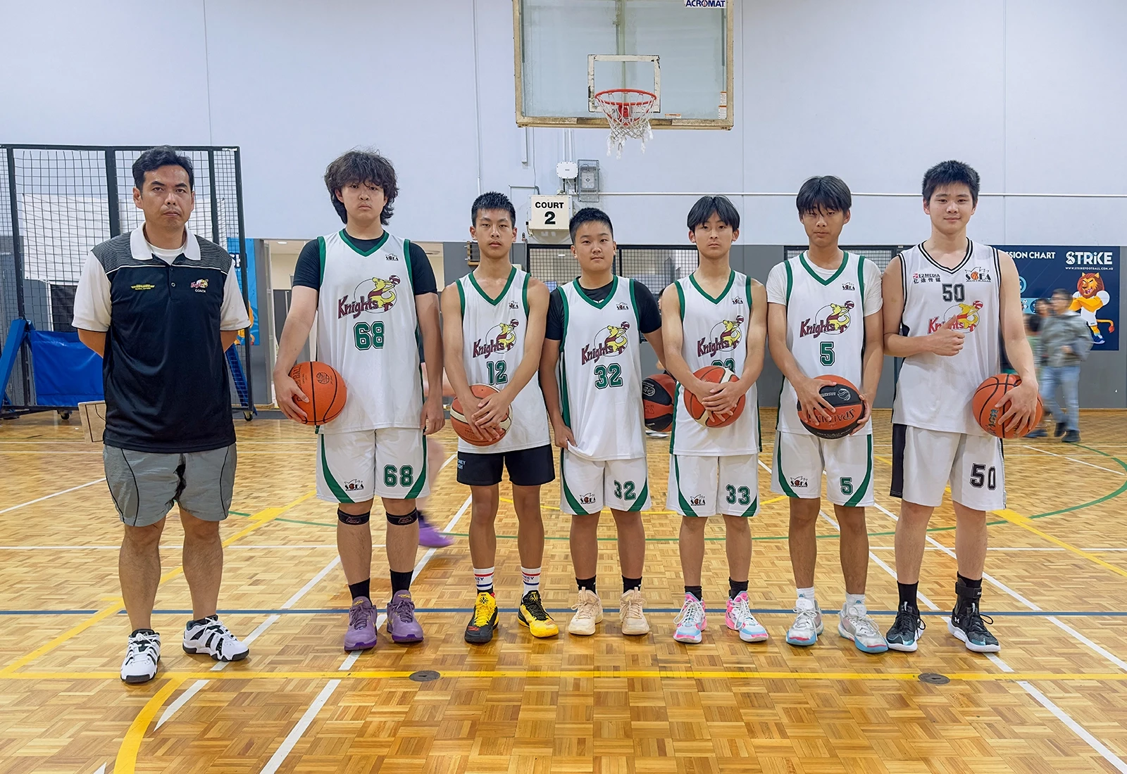 U16 Knights black Basketball Team