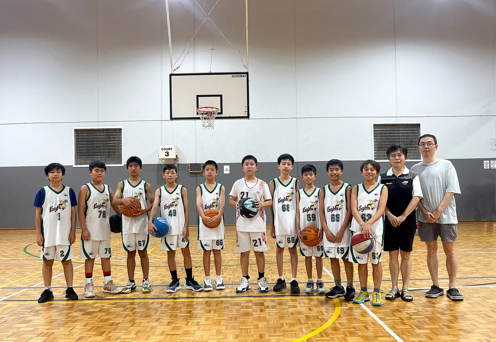 U14 Knights red Basketball Team