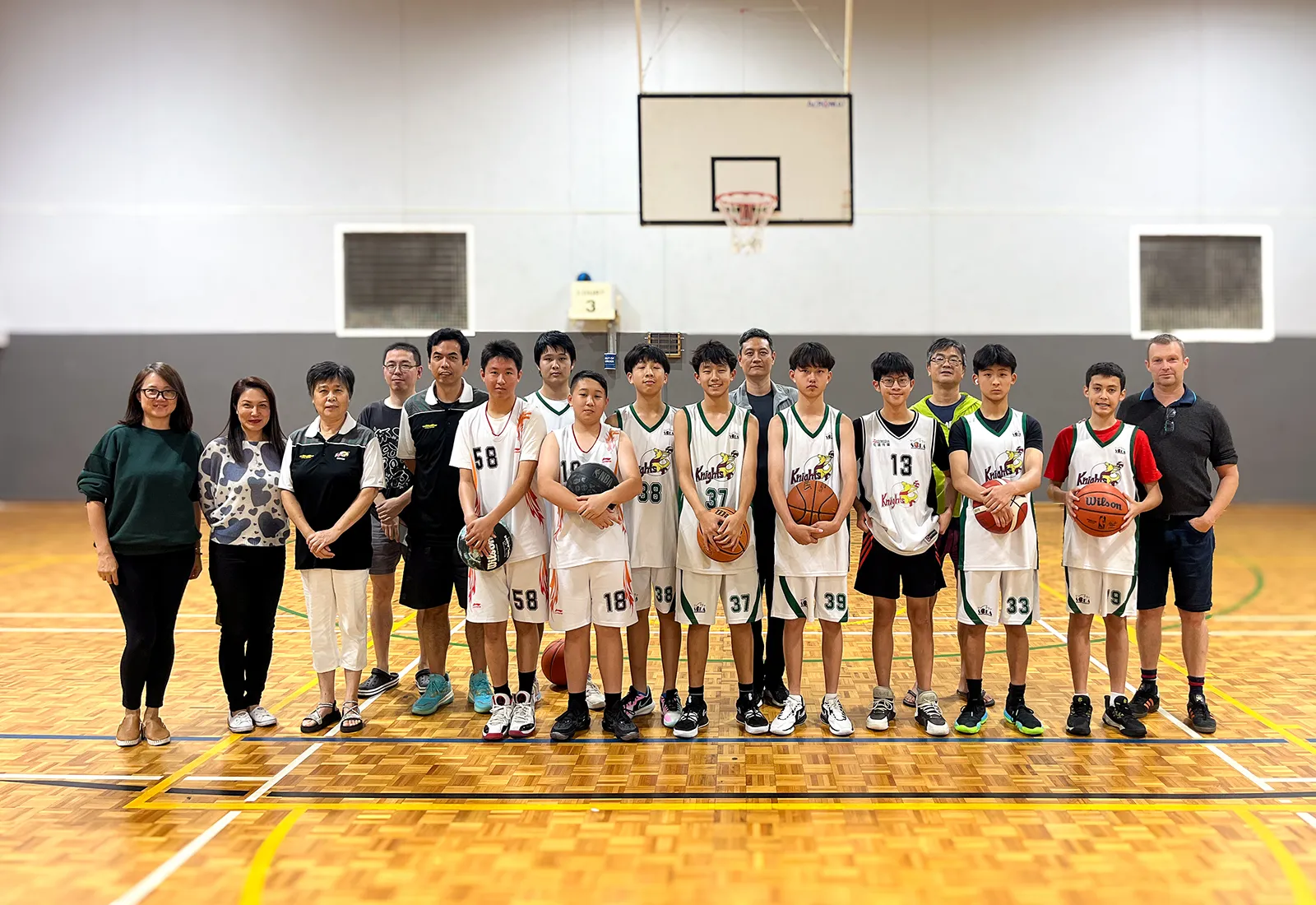 U14 Knights black Basketball Team